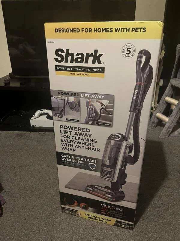 view of our own purchase testing shark corded upright vacuum nz801 best overall upright vacuum corded vacuum cleaner australia unboxing package arrival several weeks to months