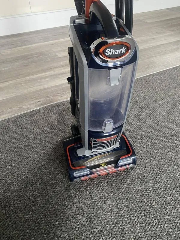 view of our own purchase testing shark corded upright vacuum cleaner (nz801) upright vacuum cleaner australia unboxing package arrival several weeks to months